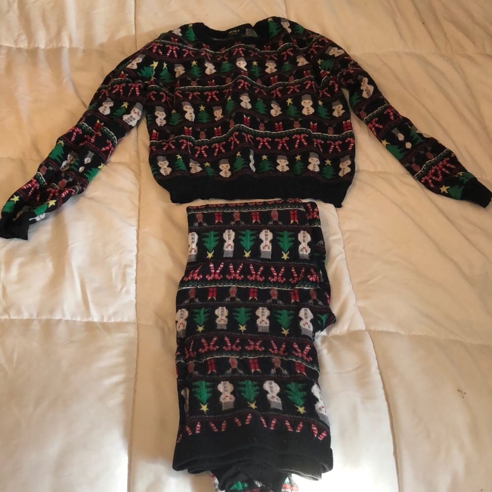 2 piece christmas pajama set